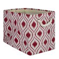 Made4Mansions Storage Bin, Polyester, Red MA2567220